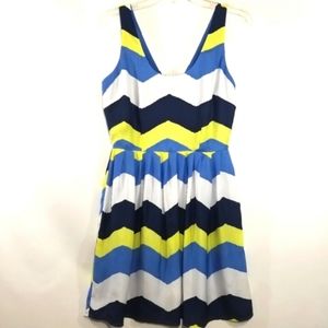Stripe Party Dress Date Night Sleeveless Fit Flare Jack by BB Dakota Size 4